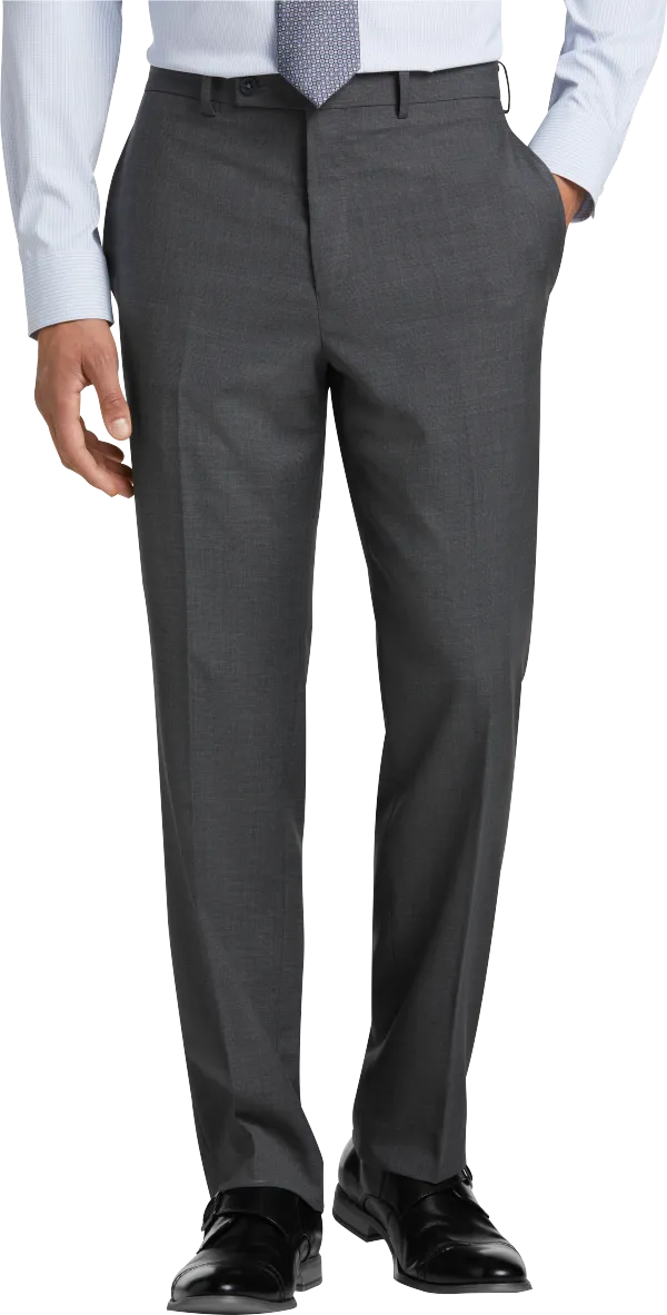 Michael Strahan Classic Fit Wool Blend Suit Pants