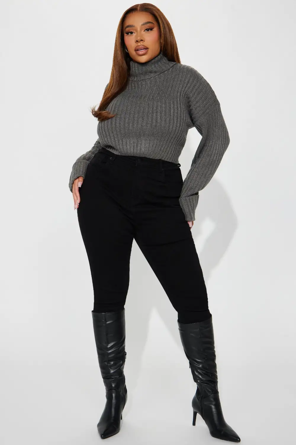 Saree Sweater - Grey