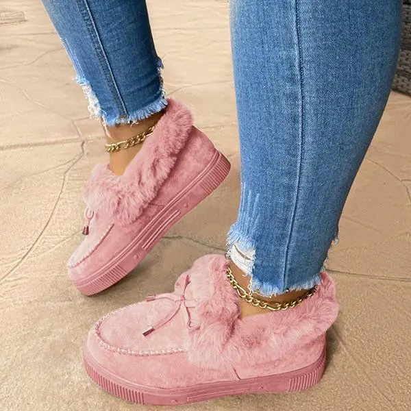 Meikoshoes Casual Fashion Flat Boots