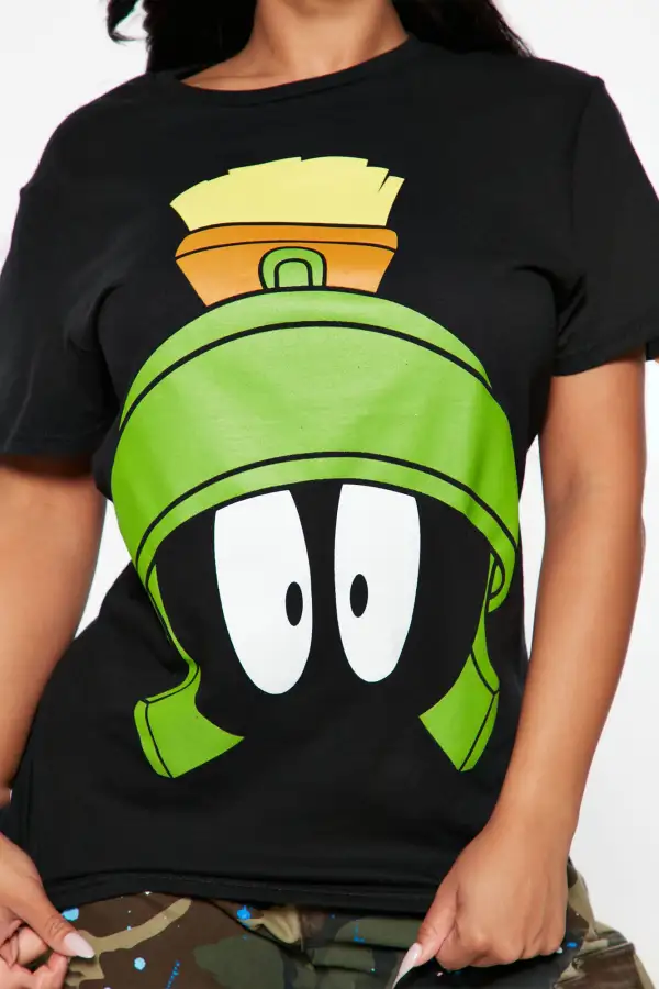 Marvin The Martian T-Shirt - Black