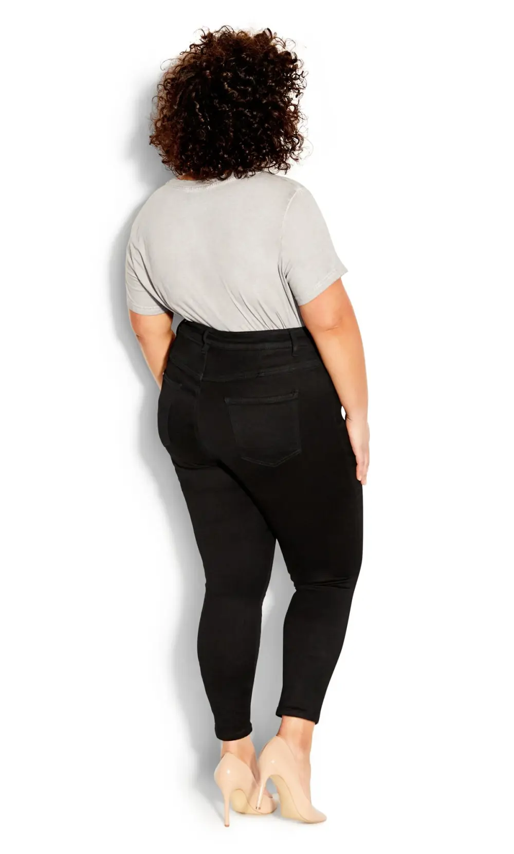 Evans Curve Black Skinny Jeans