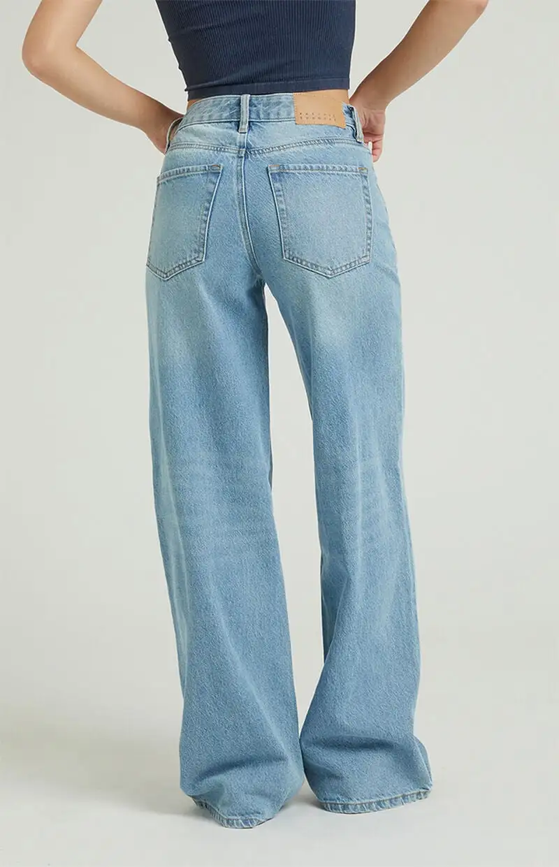 PacSun Jessie High Waisted Baggy Jeans Medium Indigo