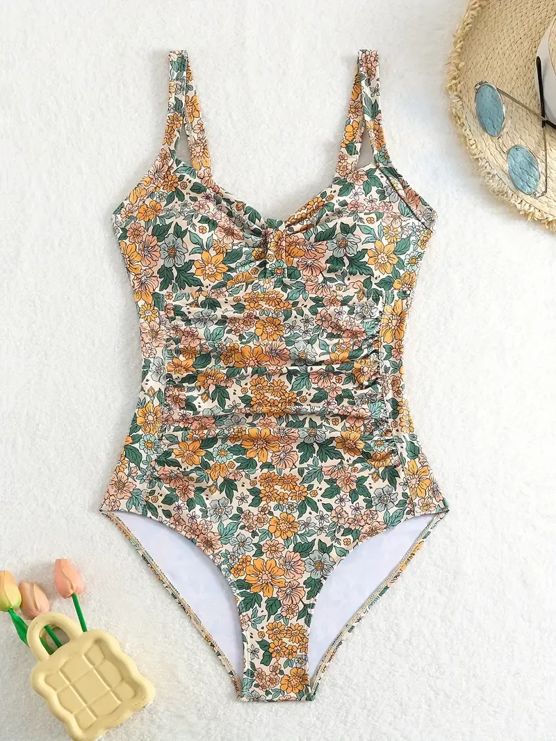 European and American One-piece Swimsuit