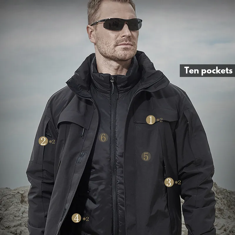 3-IN-1 Archon Waterproof Winter Tactical Jacket