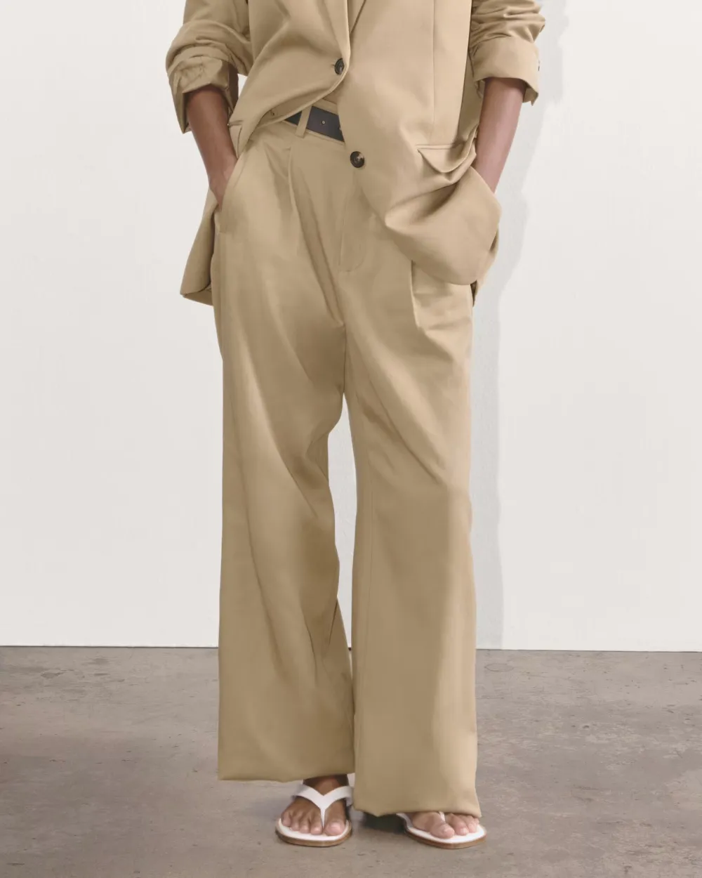 Mid-Waist Casual Pants