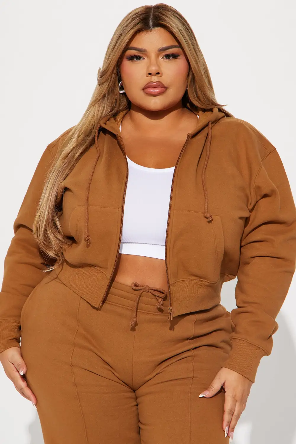 Stayin' In Sweatsuit - Cognac
