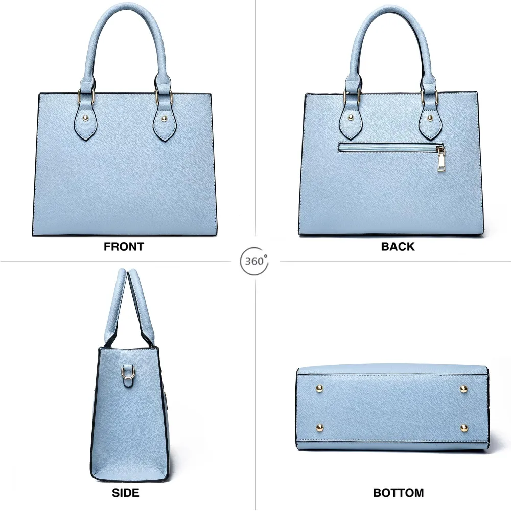 Crossbody Purses and Handbags for Women PU Leather Tote Top Handle Satchel Shoulder Bags