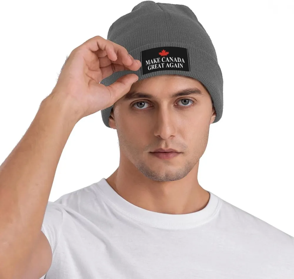 Make Canada Great Again Winter Beanie Knit Hats Unisex Thermal Hat