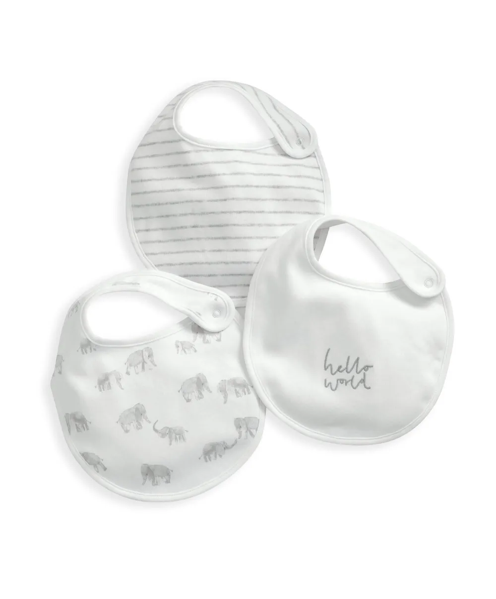 Elephant Bib Set (3 Pack)
