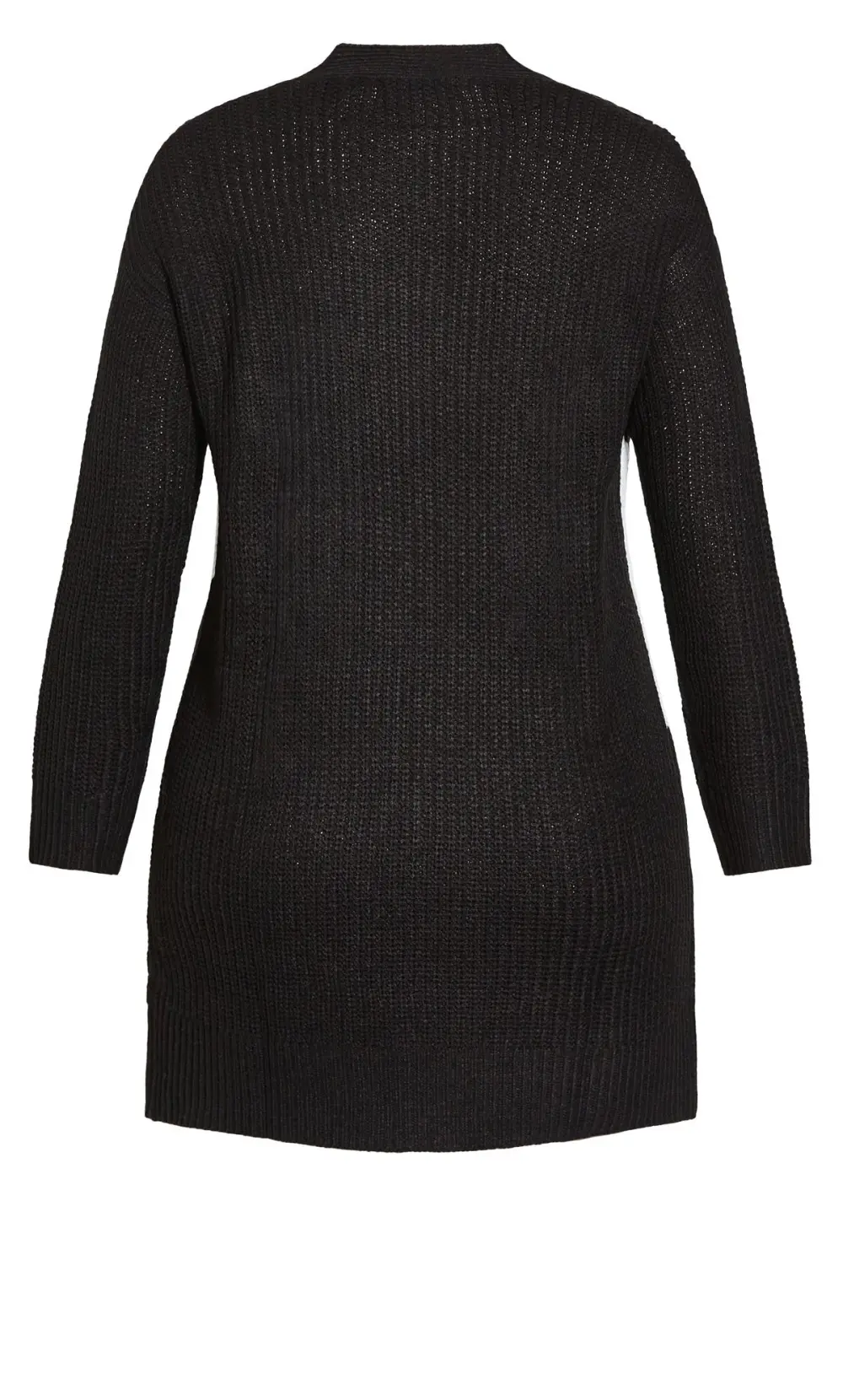 Evans Black & White Colour Block Cardigan