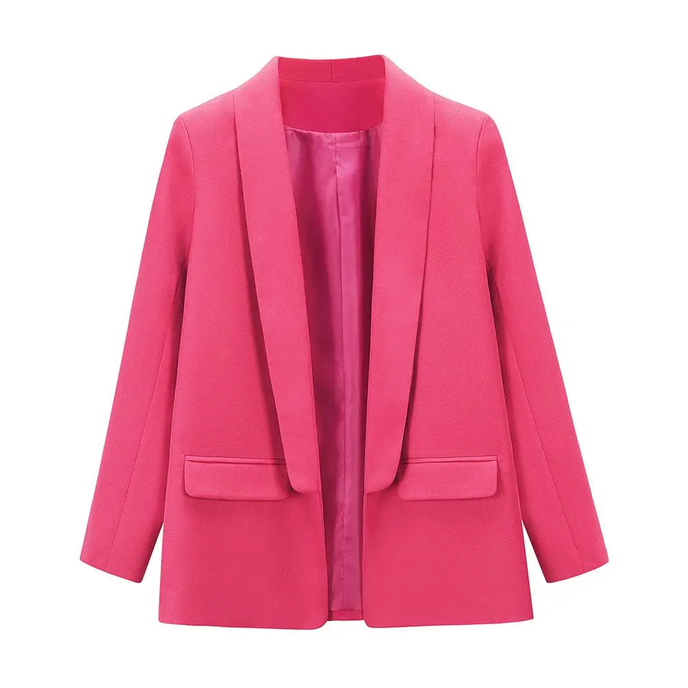Casual Solid Color Slim Coats