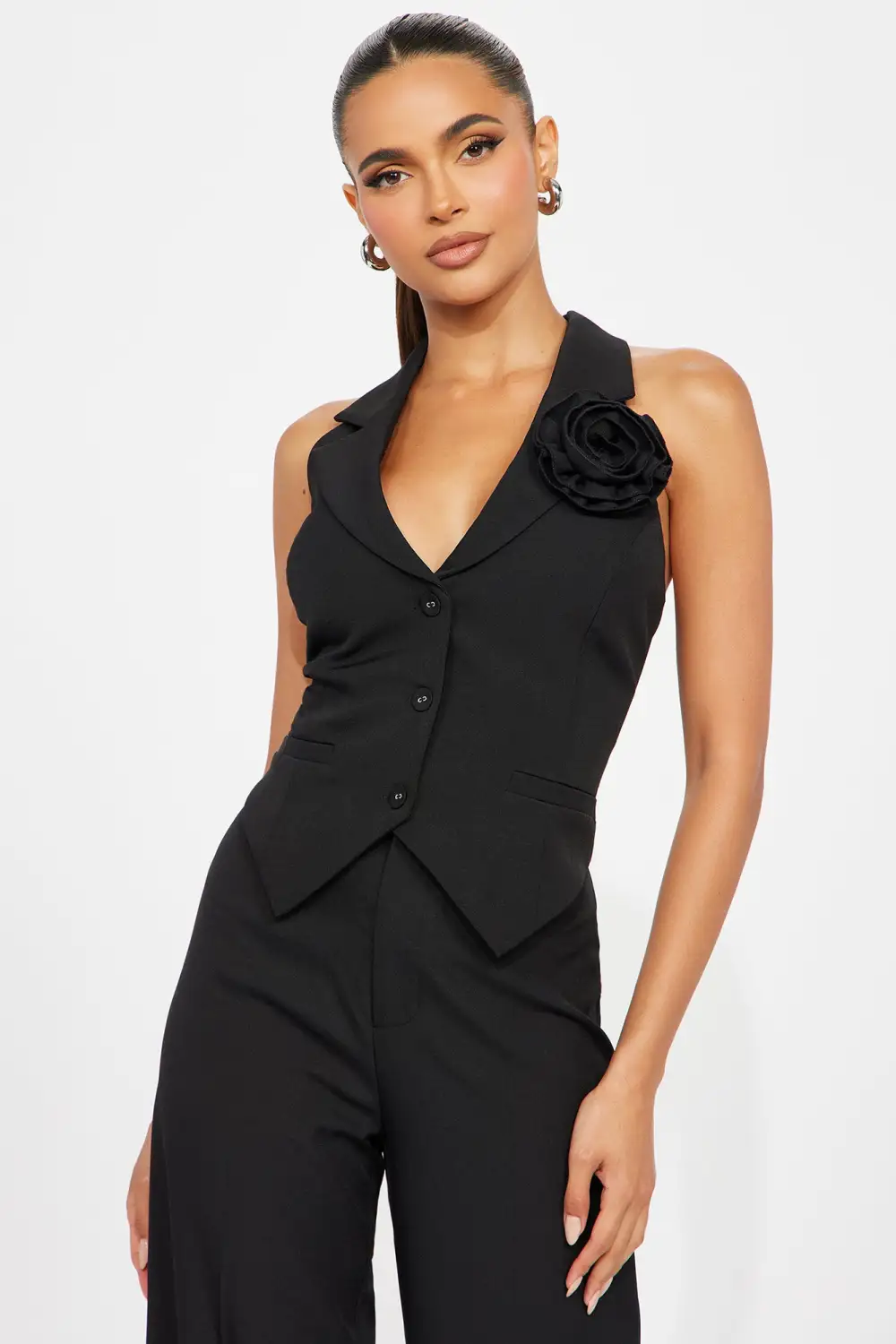 Elle Pant Set - Black