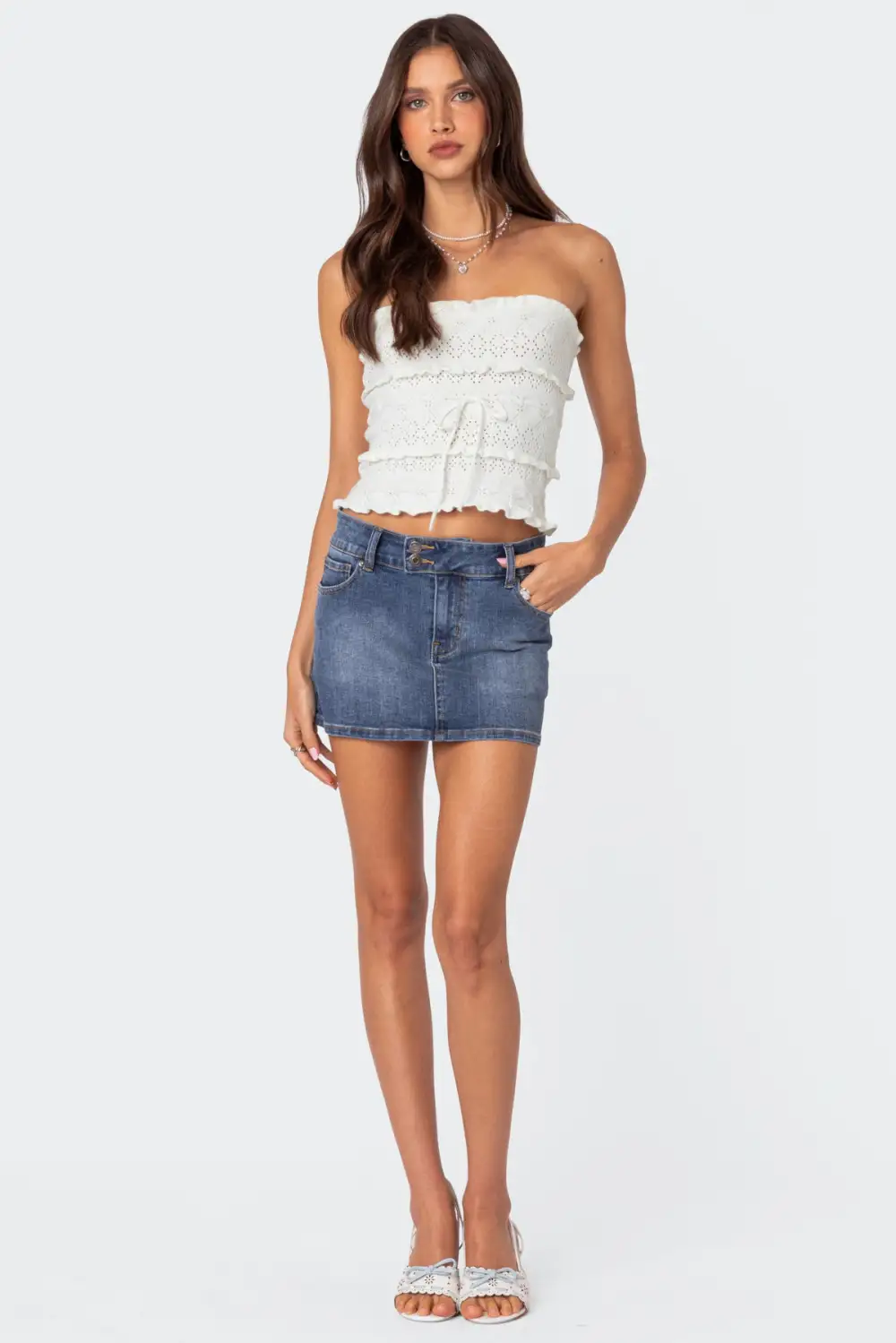 Eryn Denim Mini Skirt