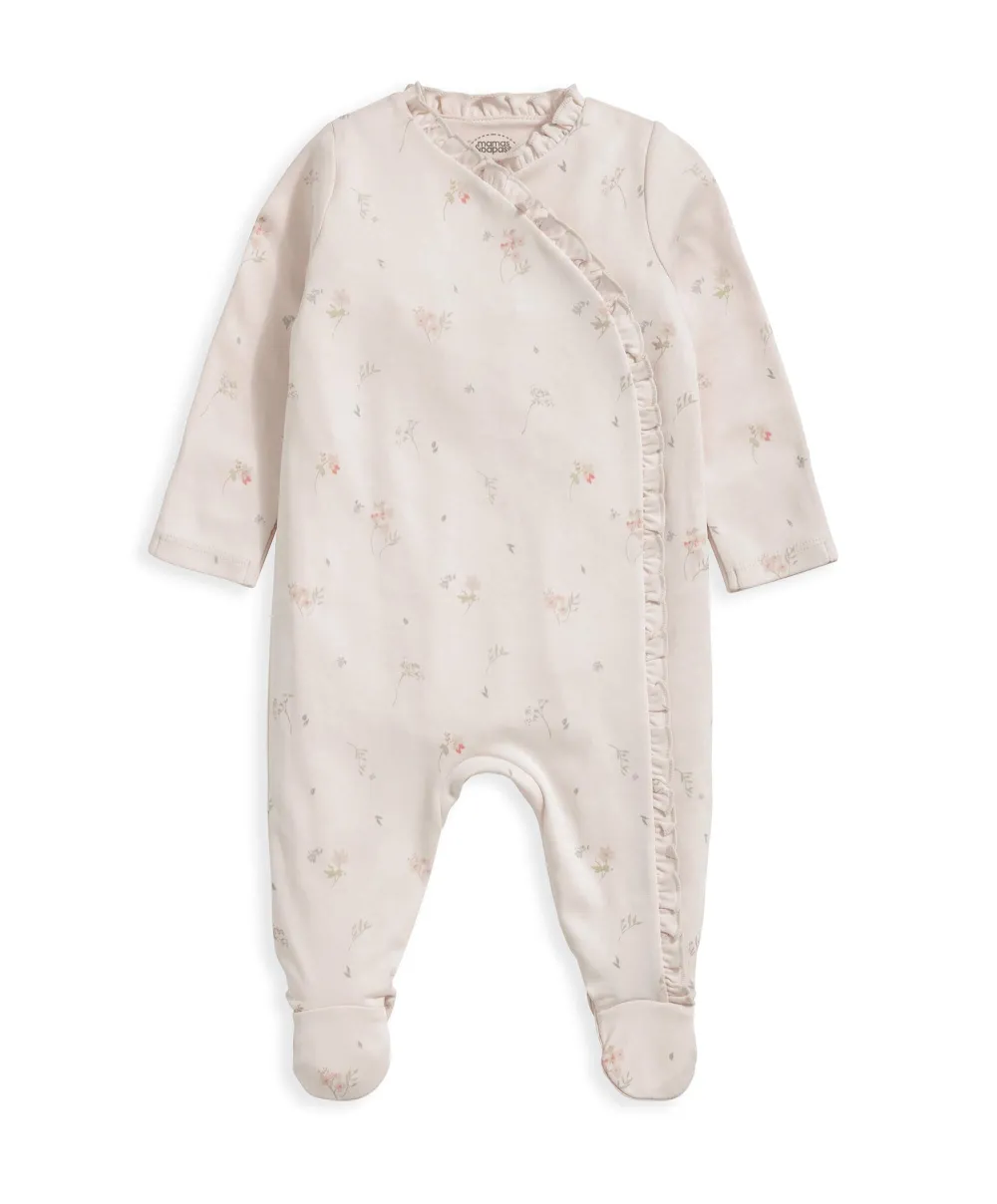 Floral Frill Sleepsuit
