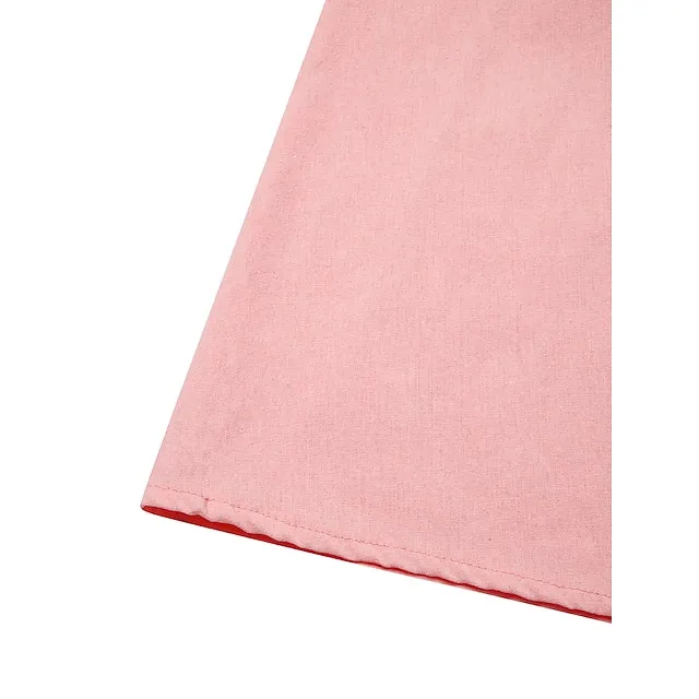 Women‘s Casual Dress Cotton Dress Shift Dress Midi Dress Blue Pink Khaki Sleeveless Pure Color Pocket Spring Summer Crew Neck Basic Daily Vacation Weekend Loose Fit 2023 S M L XL XXL