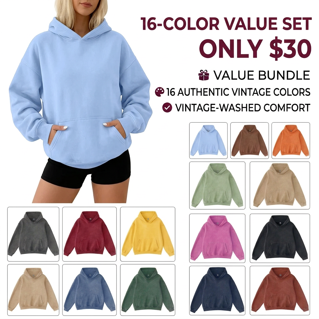 🔥🔥🔥🔥🔥🔥Last Chance to Save ! Women's Oversized Hoodies Pullover with Pocket