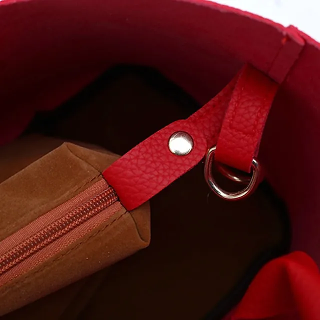 Women's Handbag Crossbody Bag Shoulder Bag PU Leather Office Daily Chain Solid Color Black Pink Red