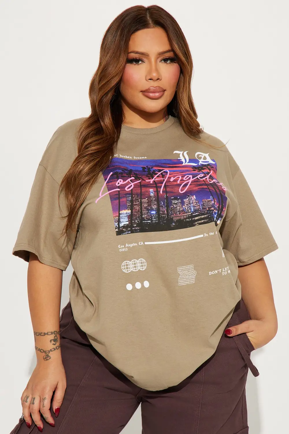 West Side Views Short Sleeve Tee - Sand