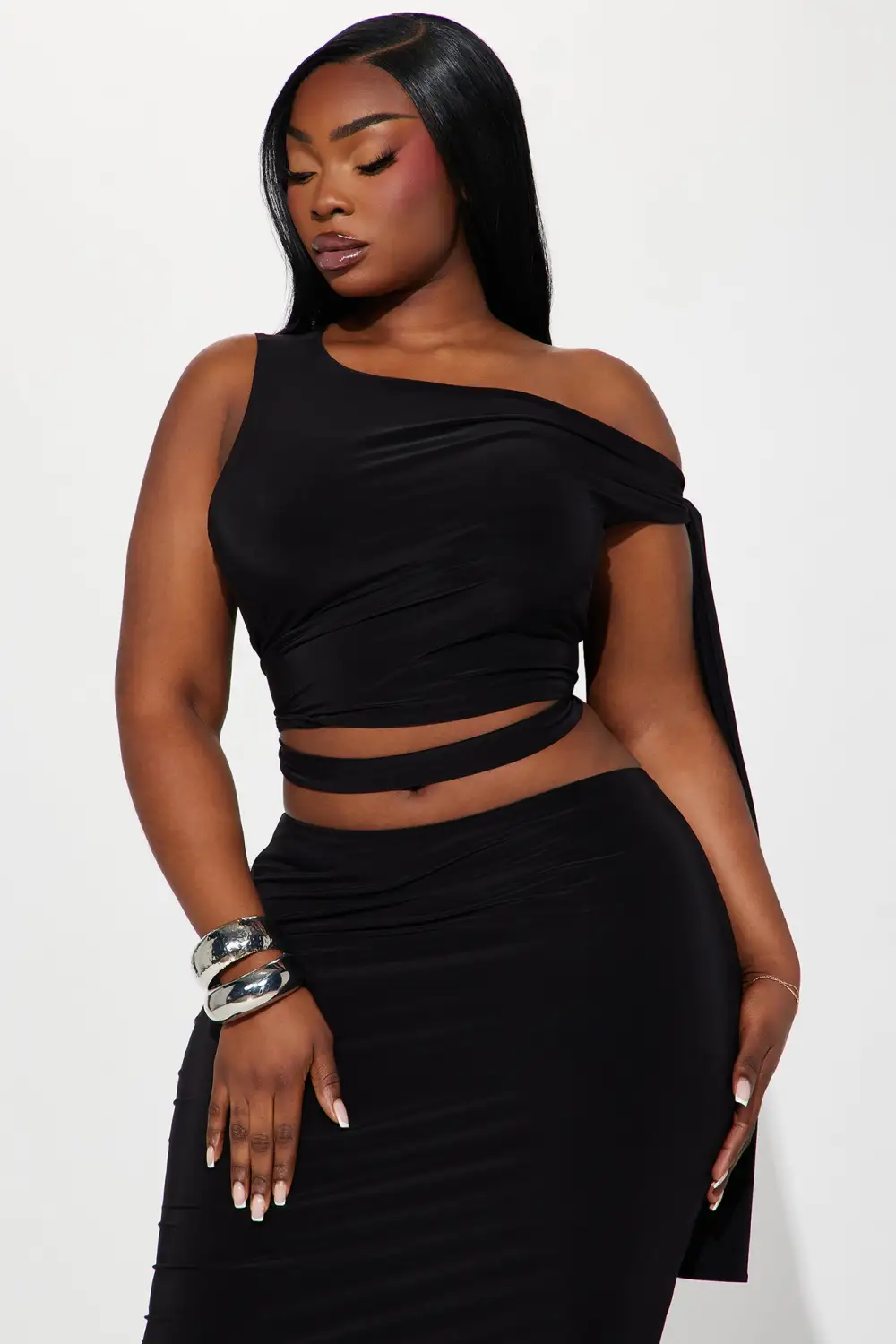 Kassie Skirt Set - Black
