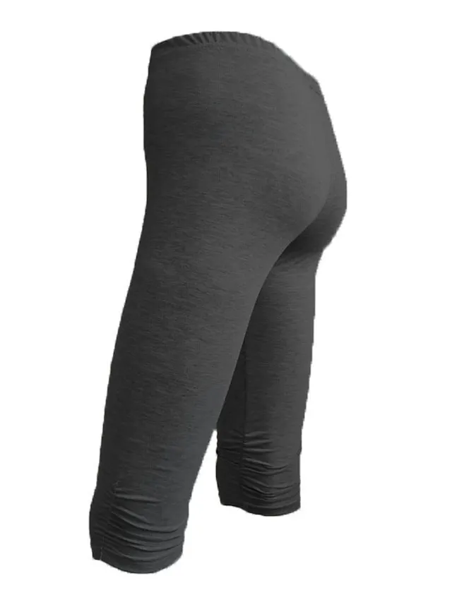 Women's Yoga Pants Sun Protection Tummy Control Butt Lift High Waist Yoga Fitness Gym Workout Capri Leggings Bottoms Violet Black White Sports Activewear High Elasticity Skinny