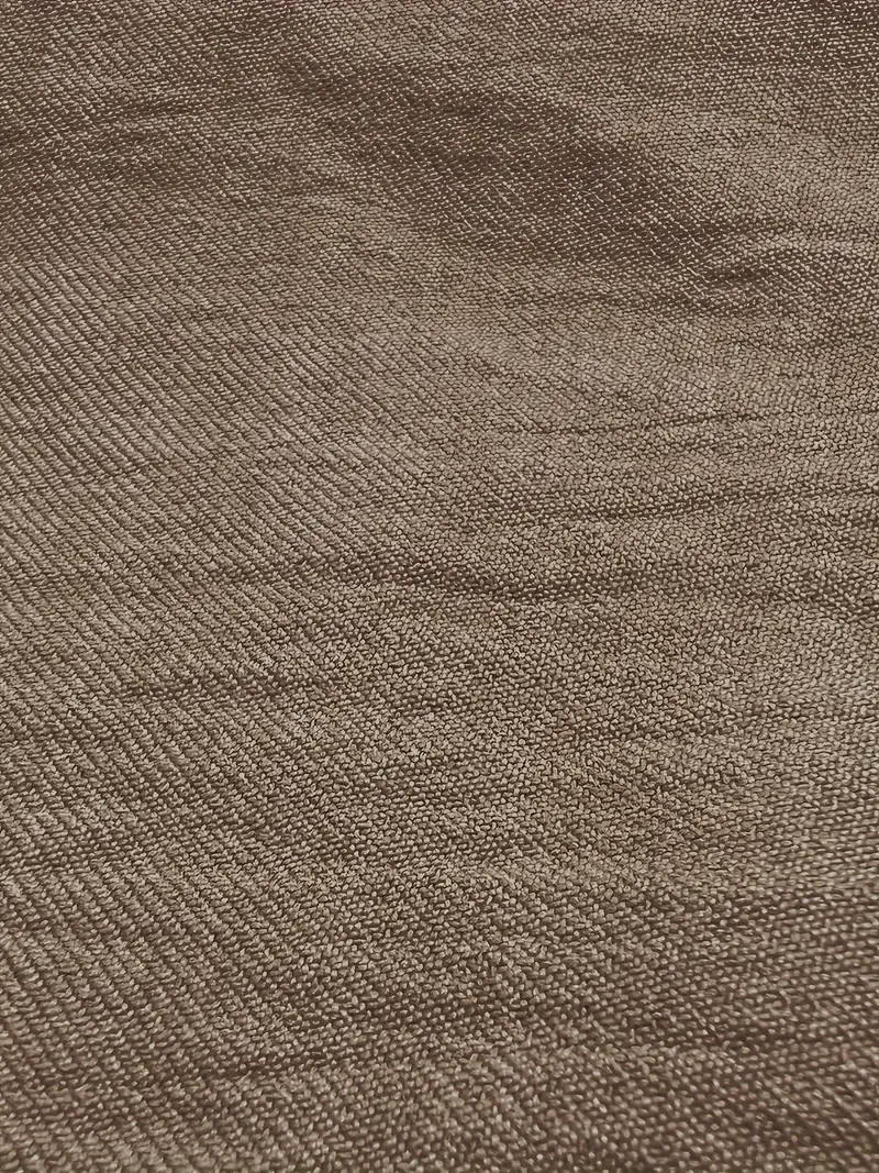 Women's Soft Linen-Blend V-Neck Tank Dress - Casual Sleeveless Long Dress in Pinkish-Beige, Loose Fit for Casual Attire