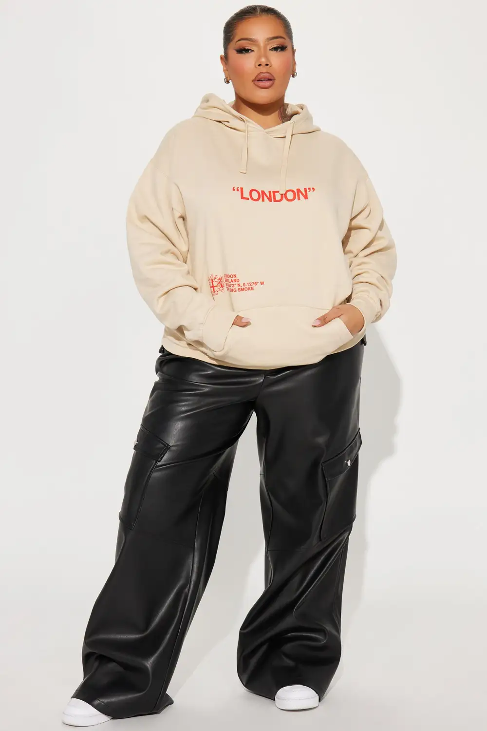 Destination London Hoodie - Sand