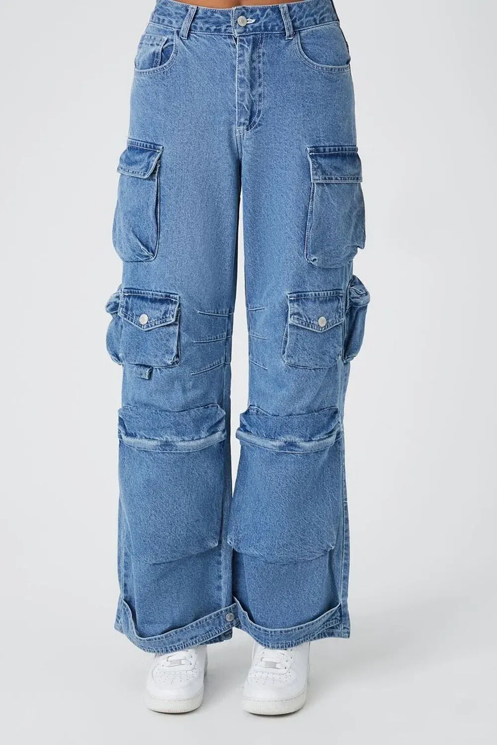 Straight-Leg Cargo Jeans