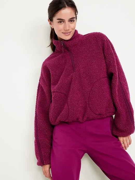 Quarter Zip Turtleneck Pullover