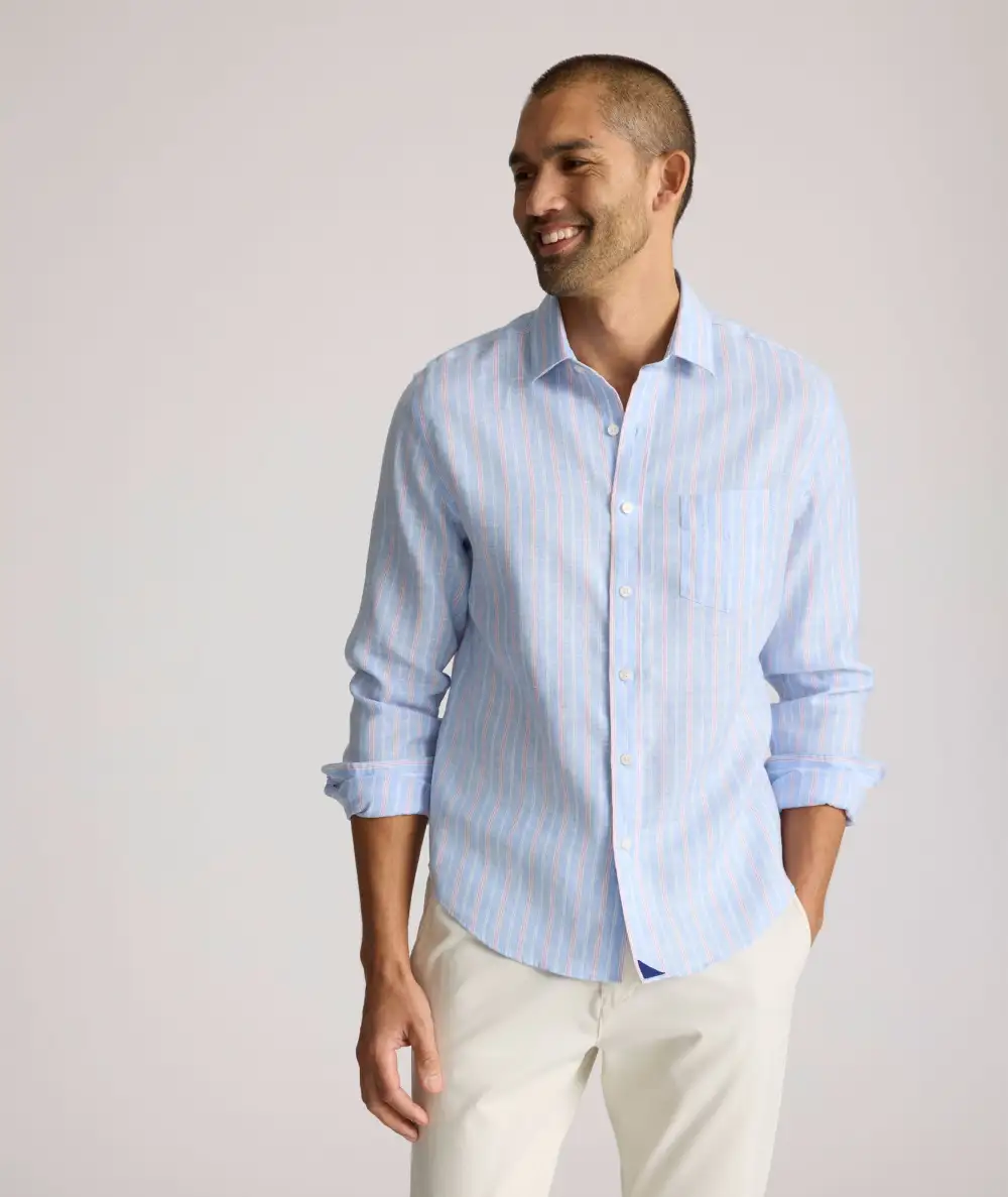Wrinkle-Resistant Linen Boyd Shirt