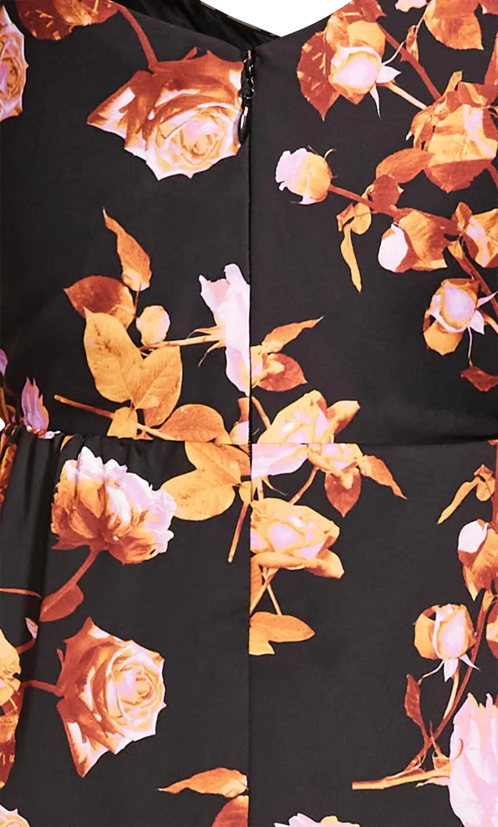 Evans Black Vivid Floral Dress