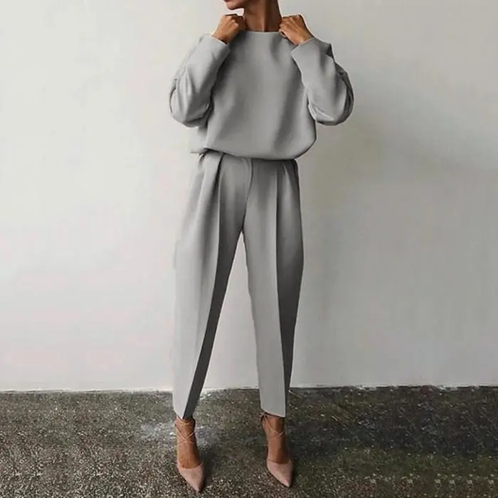 Women Solid Casual Suit Sets