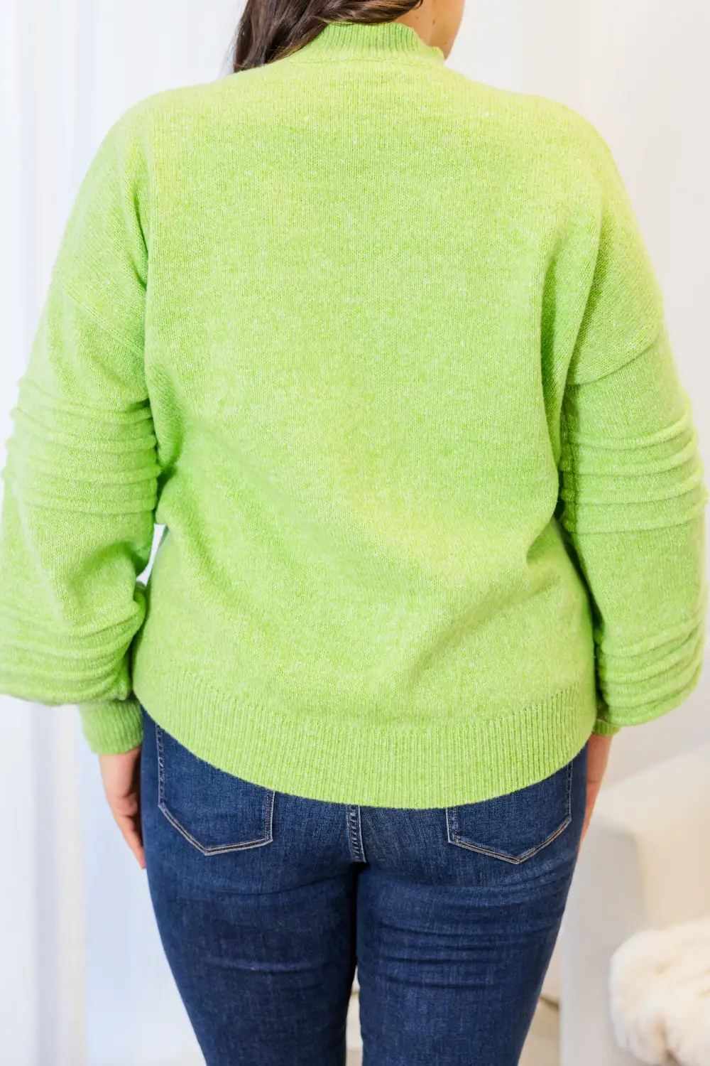 Cloudy Comfort Sweater, Green