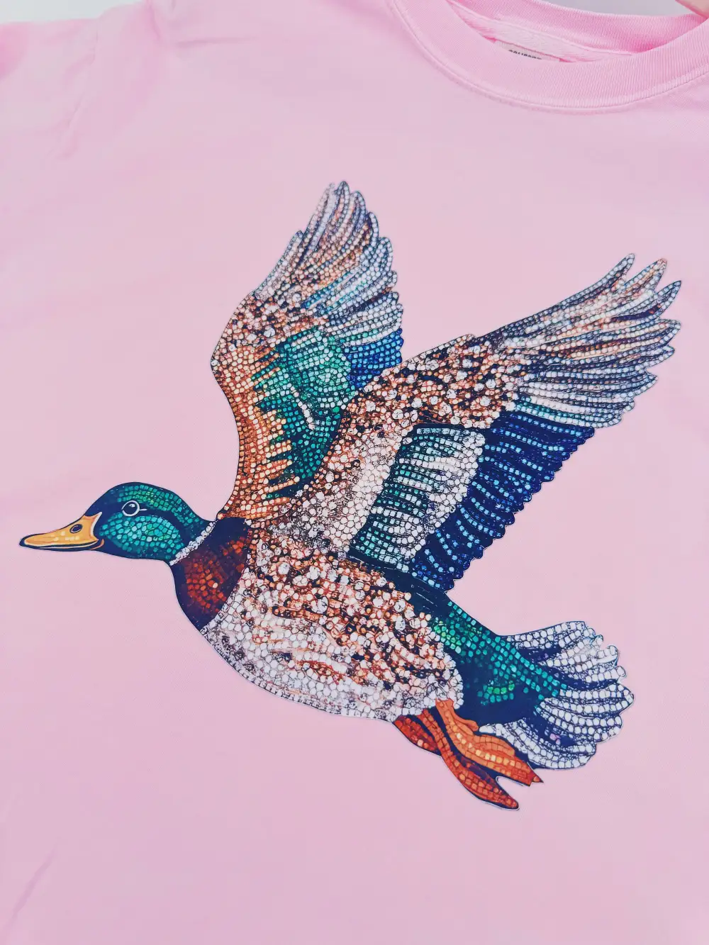 Rhinestone Mallard Graphic Tee