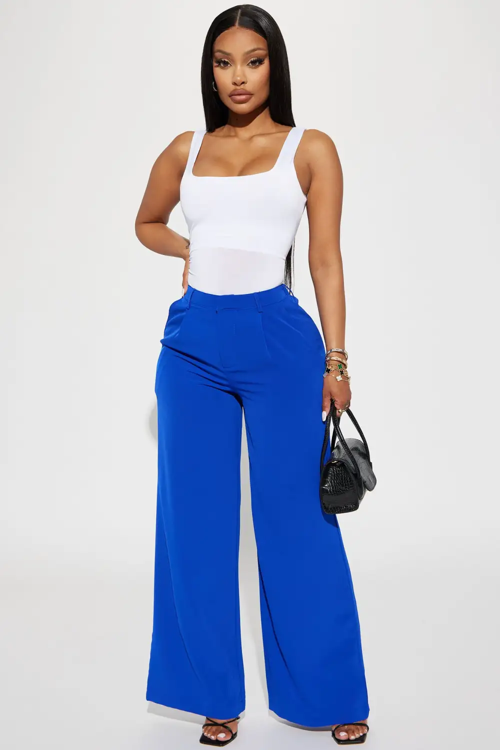 Kiara Double Lined Tank Top - White