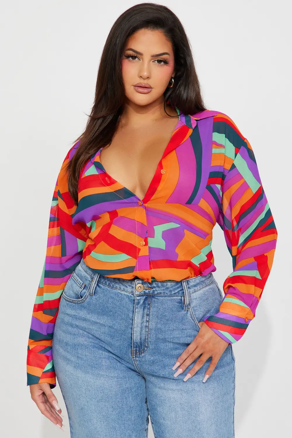 Mind Games Shirt - Multi Color