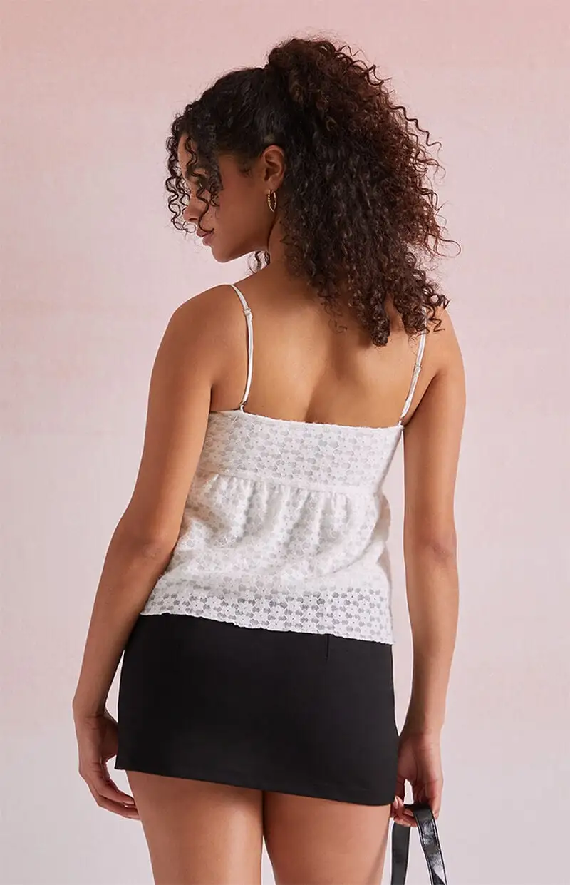 Beverly and Beck Carrie Floral Peplum Tank Top