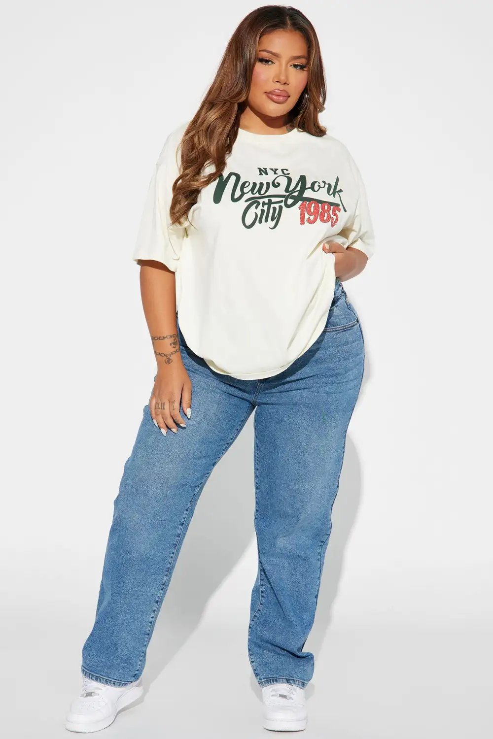 New York City Vintage Graphic Tee - Ivory