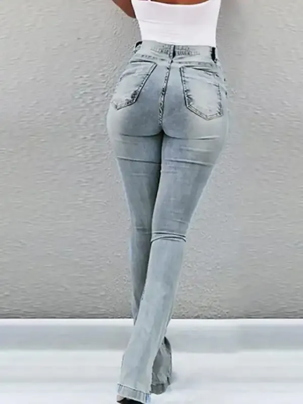 Women's Pants Trousers Denim Light