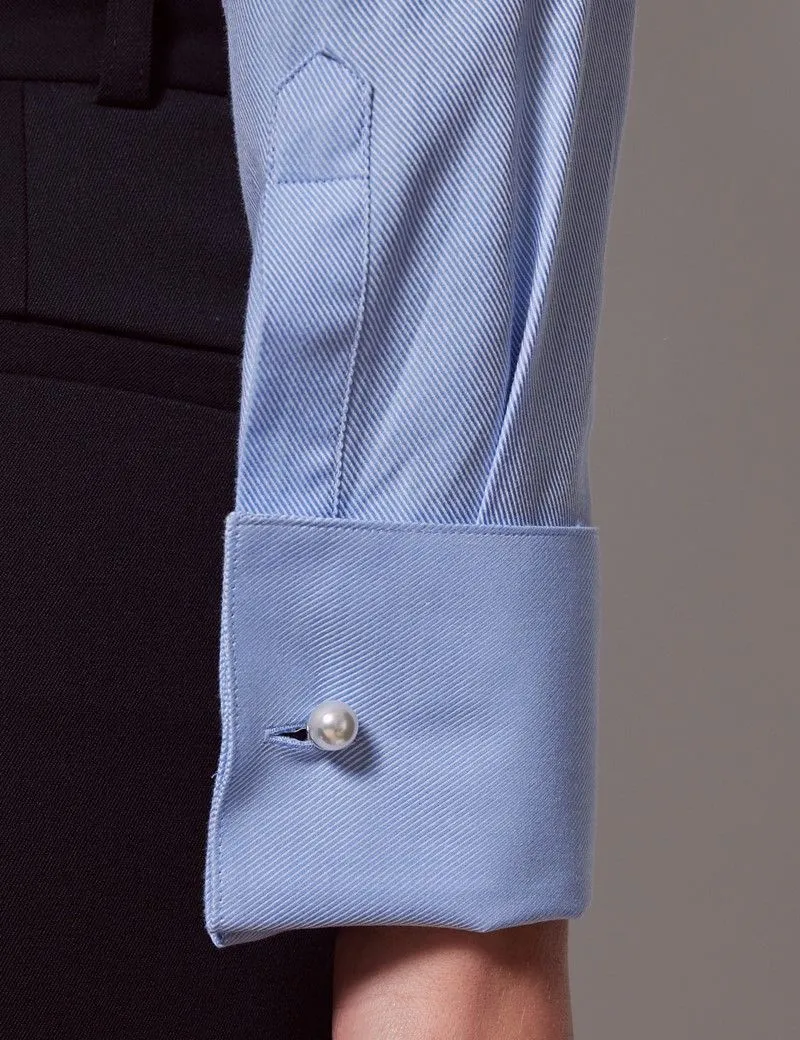 Twill Fitted Shirt - Double Cuffs