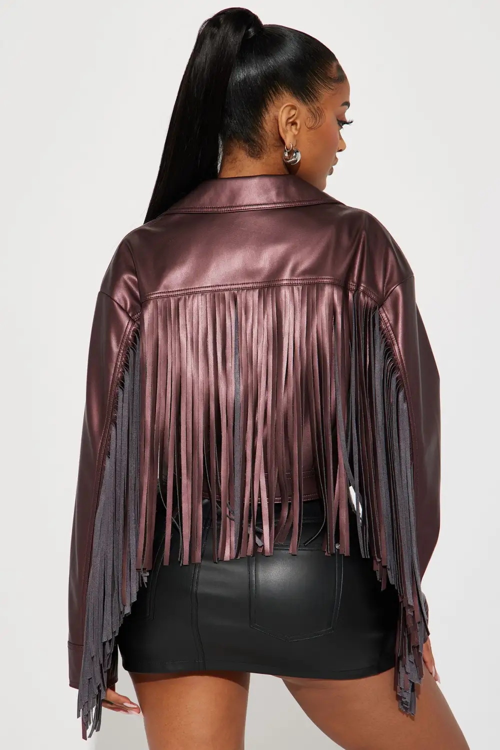 Swing My Way Jacket - Plum