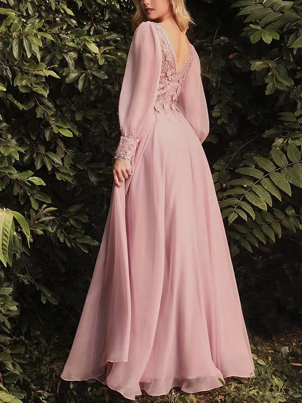 Satin embroidered elegant ladies wedding dress