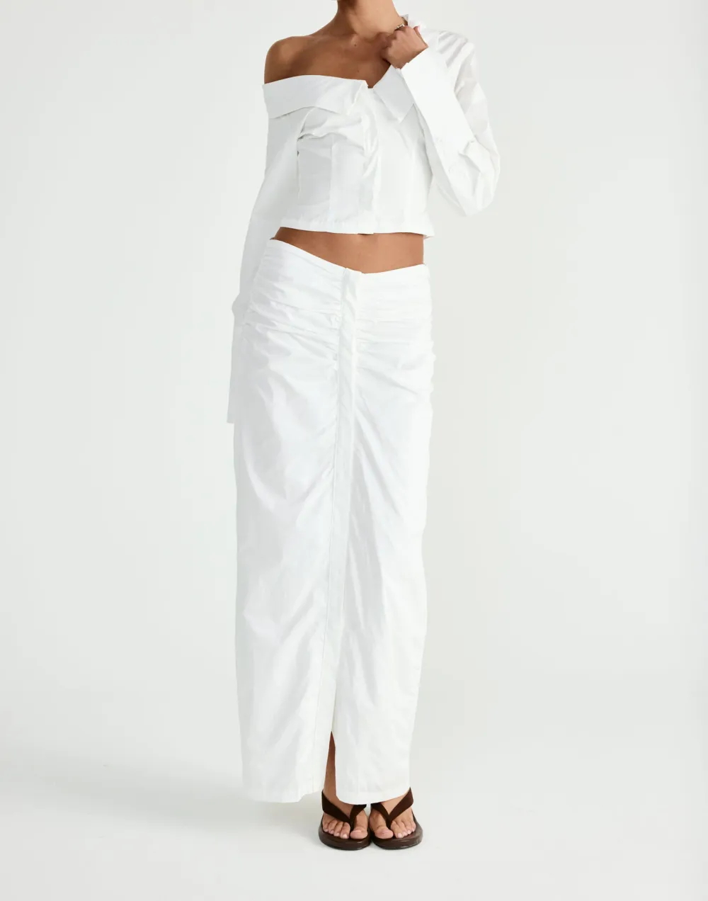 Designer Pleated Skirt For Women