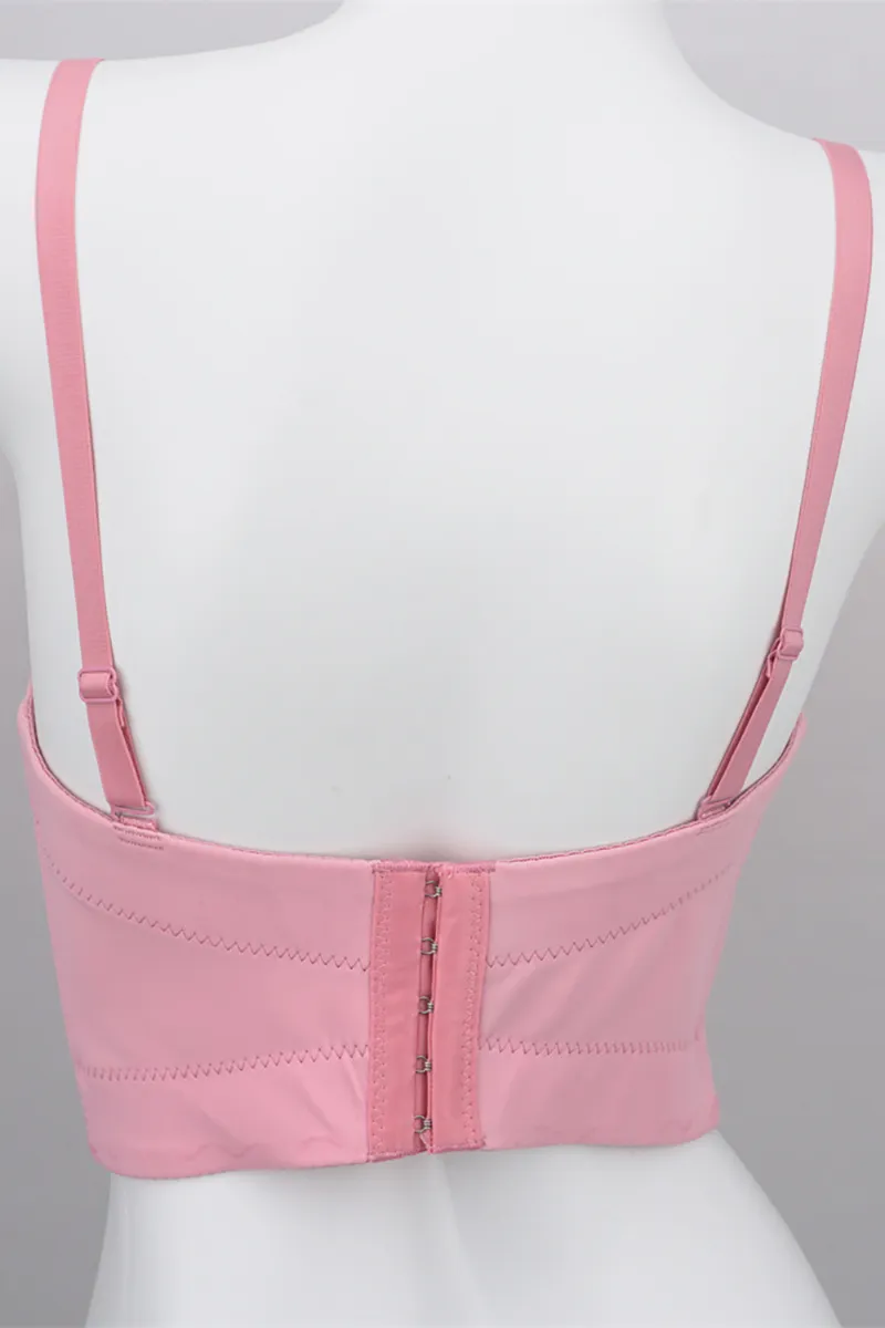 Cut Out Corset Cami Irregular Neck Underwear