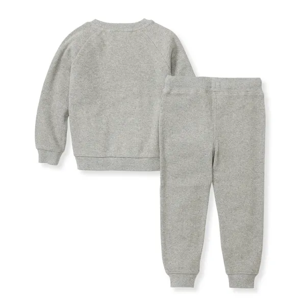 Organic Cotton Boy Thermal Top and Pants Set