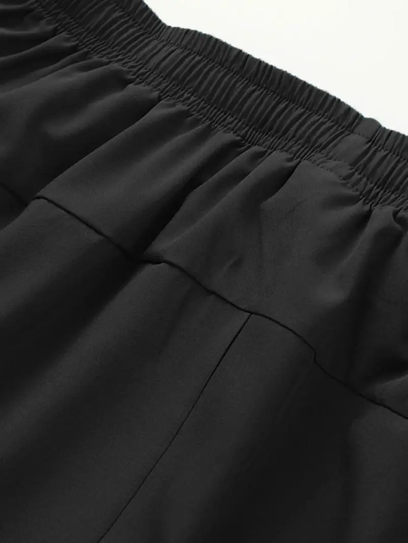 Men's Drawstring Zipper Pocket Shorts