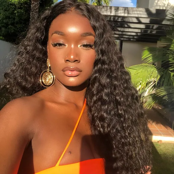 Sterly Undetectable 5x5 HD Transparent Lace Closure Wigs Deep Wave Human Hair Wig