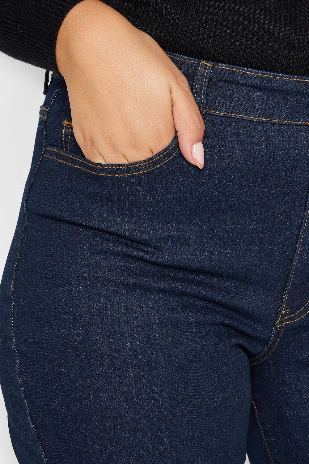 LTS Tall Indigo Blue Denim Bootcut Jeans