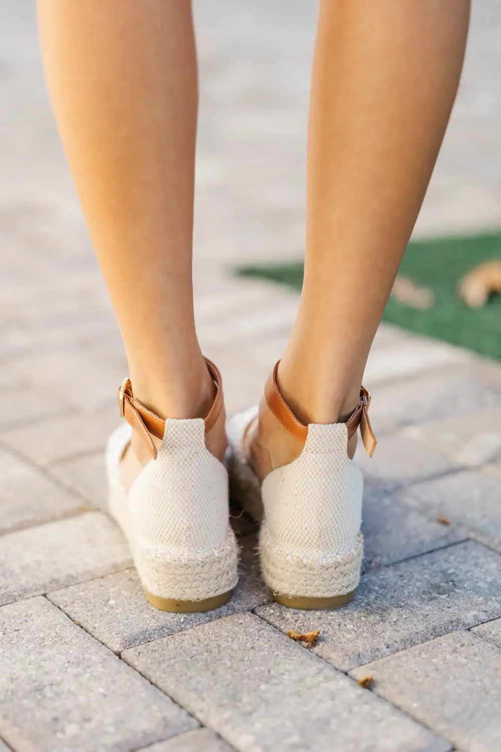 Solstice White Espadrille Flat