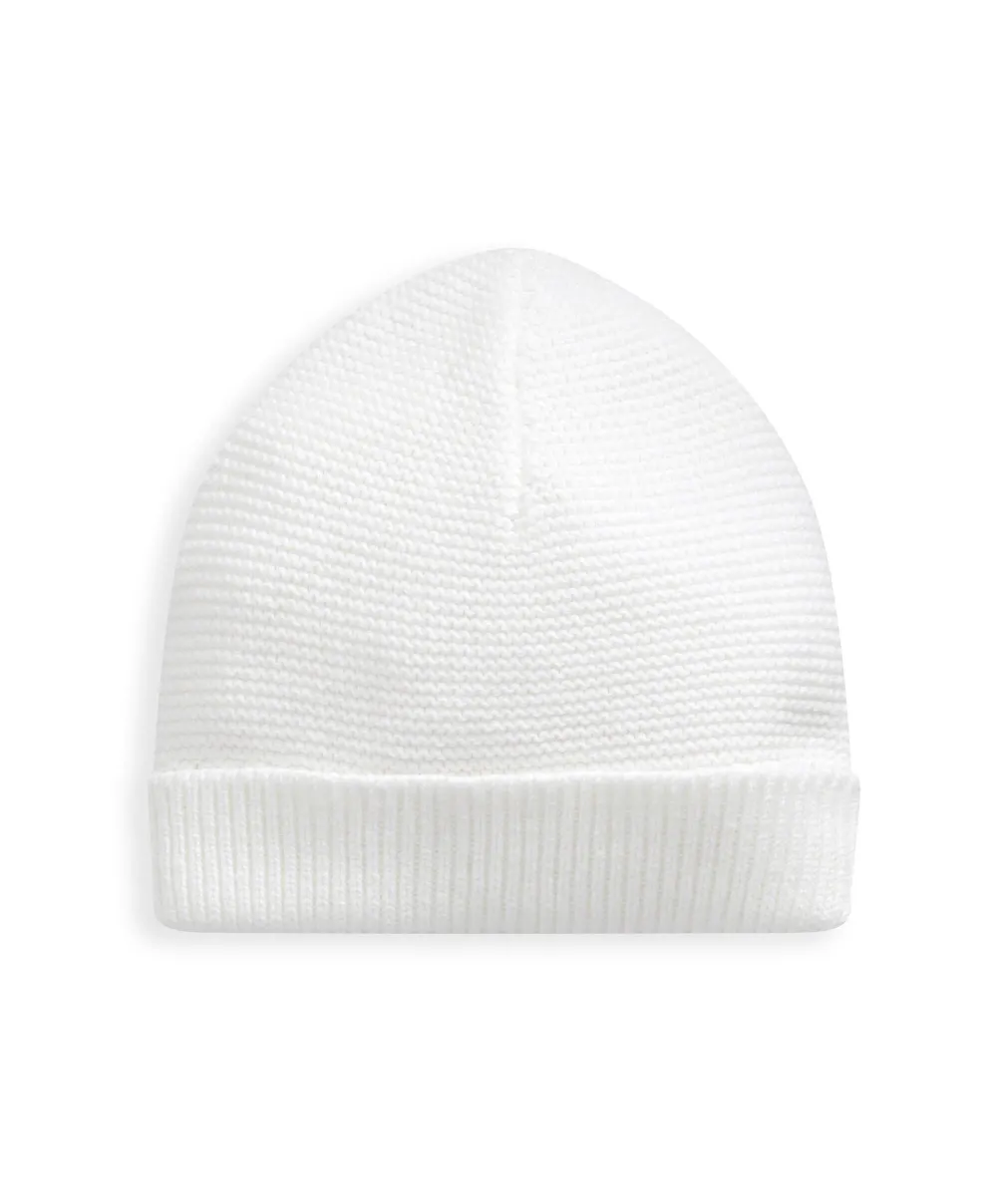 Fine Knit Hat & Booties Set (2 piece)