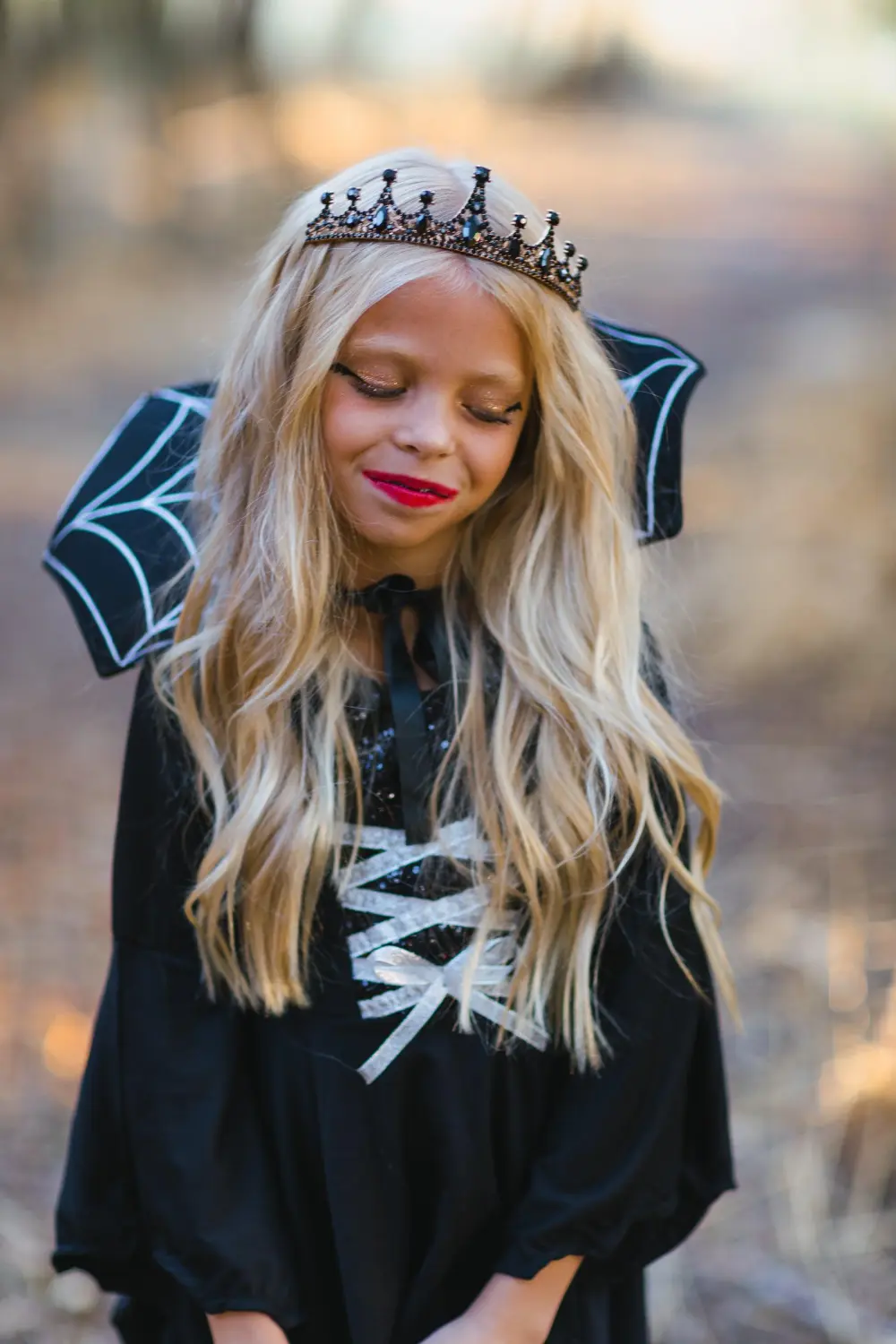 Black & Gold Vampire Queen Tiara